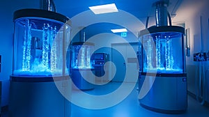 cryotech lab with automated pod system.