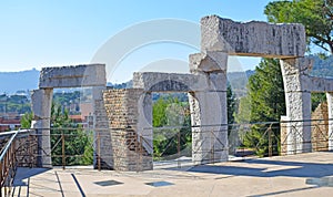 Crypt of the ColÃÂ²nia GÃÂ¼ell, in the province of Barcelonar, photo