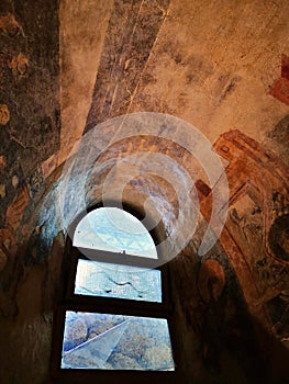 Crypt of Epiphanius, Abbey of St.Vincenzo Volturno, Rocchetta a Volturno, Castel San Vincenzo, Isernia, Italy photo