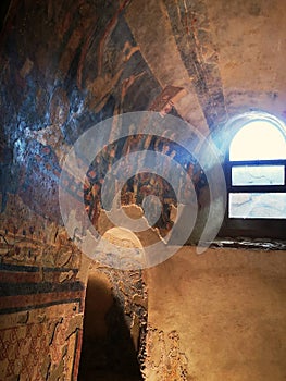 Crypt of Epiphanius, Abbey of St.Vincenzo Volturno, Rocchetta a Volturno, Castel San Vincenzo, Isernia, Italy