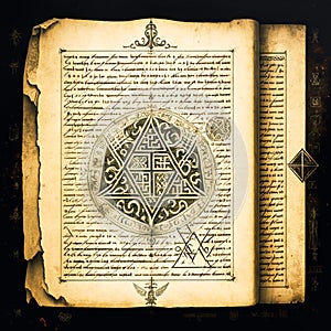 Cryptic marginalia secret codex, generative AI