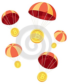 Crypto Airdrop on White