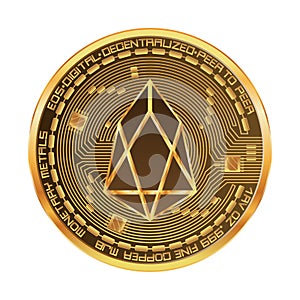 Crypto currency eos golden symbol