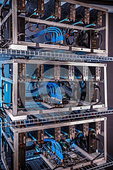 Crypto currency mining equipement