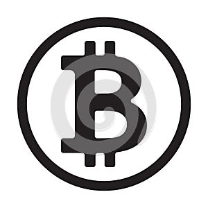 Crypto currency symbol. Vector illustration.