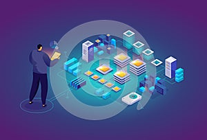 Crypto farming workstation