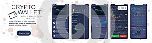 Crypto wallet mobile app template