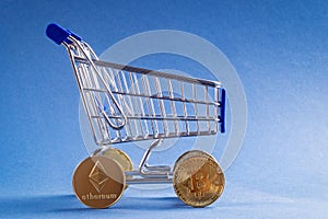 Cryptocurrencies as wheels in the shopping cart