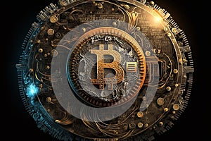Cryptocurrency bitcoin the future coin.