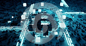 Cryptocurrency Bitcoin Hardware Background