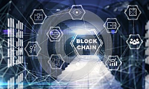 Cryptocurrency and commerce concept