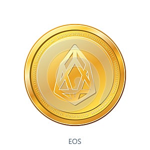 Cryptocurrency EOS coin