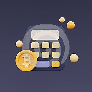 Cryptocurrency privacy information security,blockchain technology services.3d rendering