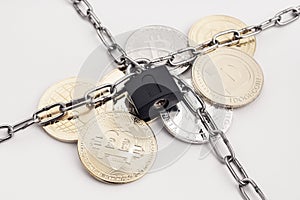 Cryptocurrency security concept