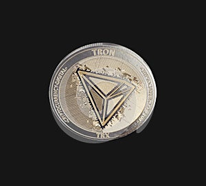 Cryptocurrency Tron Coin photo