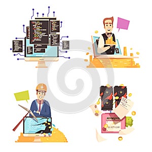 Cryptocurrency 2x2 Design Concept