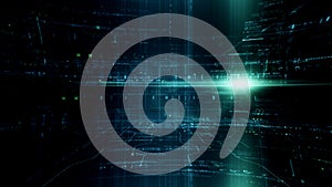 Cryptographic Matrix Blockchain Data Simulation