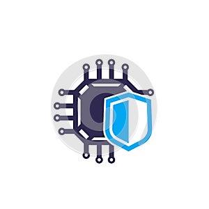 Cryptography and encryption vector icon