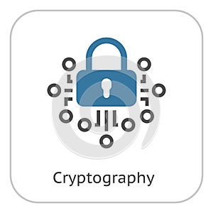 Cryptography Icon.