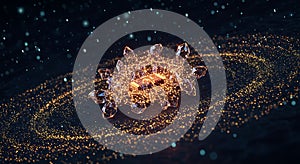 Crystal AI microchip showing deep learning power