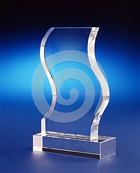 Crystal Award Plaque photo