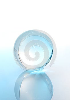 Crystal ball with reflection