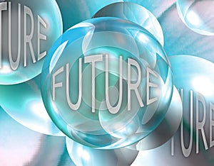 Crystal Ball Showing the Future