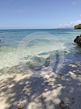 Crystal Blue Sea Water of Anda, Bohol Island in the Philippines