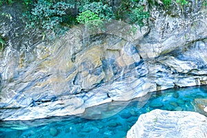 Crystal Blue Water at Taroko National Park