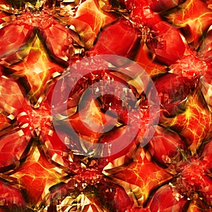 Crystal candy texture, crystallized red sugar