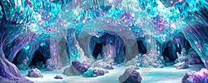 Crystal Cave, a subterranean world filled with shimmering crystal formations