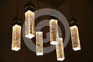 Crystal ceiling light