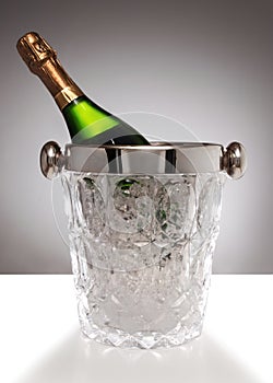 Crystal champagne bucket