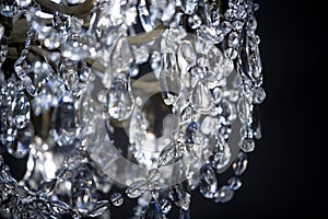 Crystal Chandelier Detail