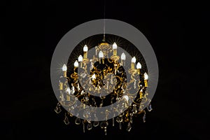 Lampadario illuminazione il grande maestosamente sala 