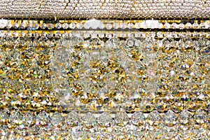 Crystal chandelier texture