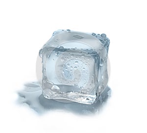 Crystal clear ice cube