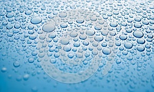 Crystal clear water droplets for environmental conservation projects, AI Illustration