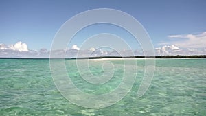 crystal clear water in Kei Island, Maluku Tenggara