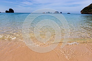 Crystal clear water at Railay Beach, Krabi, Thailand