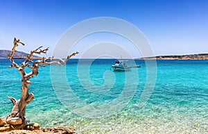 The crystal clear waters of Koufonisia Islands