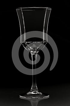 Crystal cup (black background)