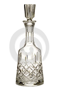Crystal decanter photo
