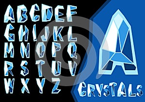 Crystal font