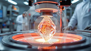 Equipment Creating Crystal Structure, generative ai