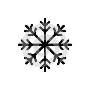 Crystal frostfall snowflake icon