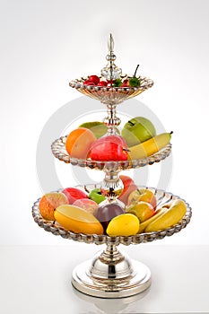 Crystal fruit dish