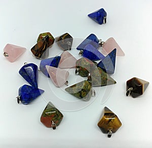 Crystal Gemstone pendulums