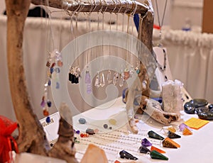 Crystal and gemstone pendulums