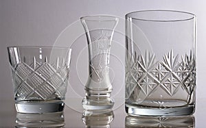 Crystal glasses